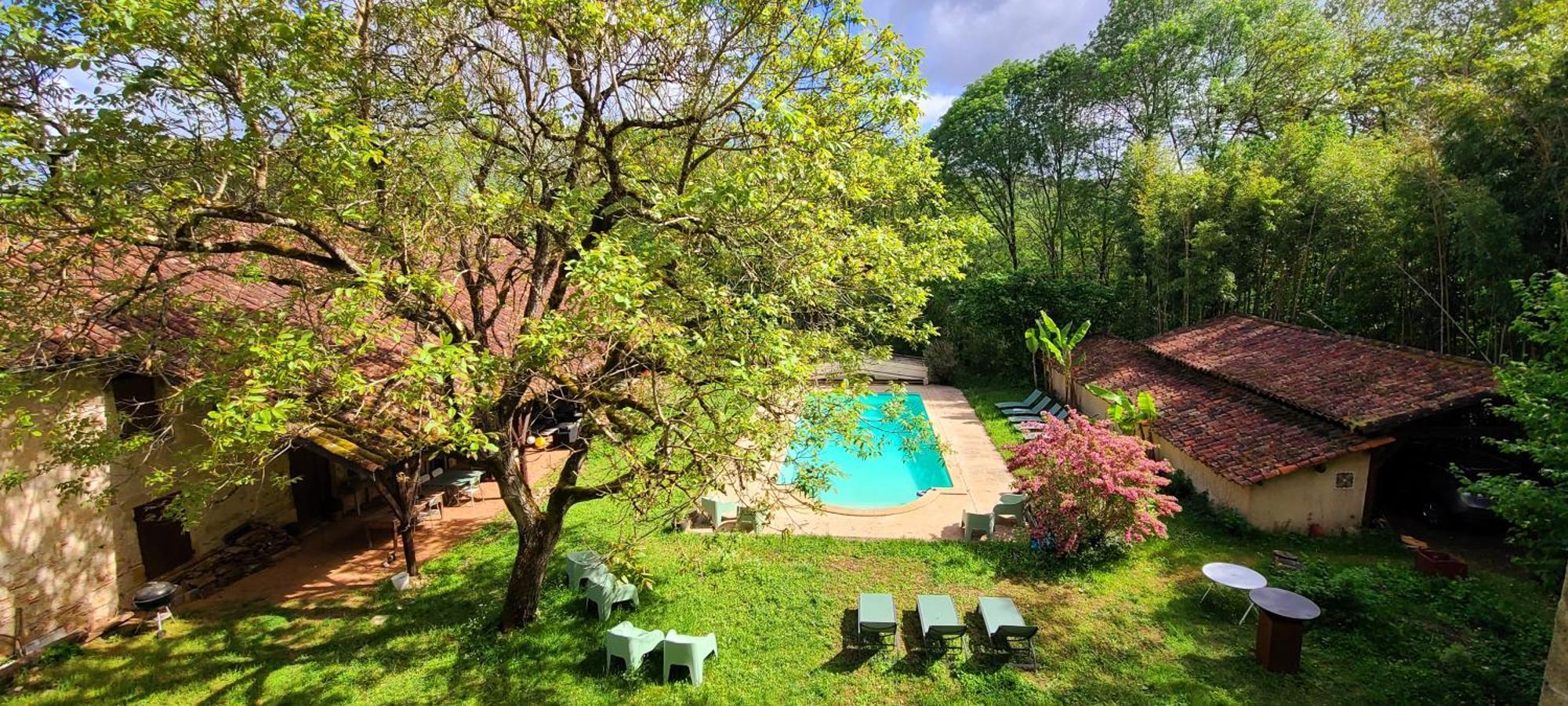 Le Manoir Du Moulin De Madame Bed & Breakfast Villeneuve-sur-Lot Bagian luar foto